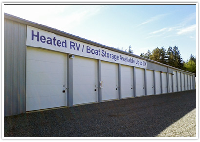 Heated RV boat storage Comox Valley